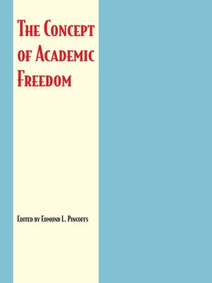 cover image of The Concept of Academic Freedom